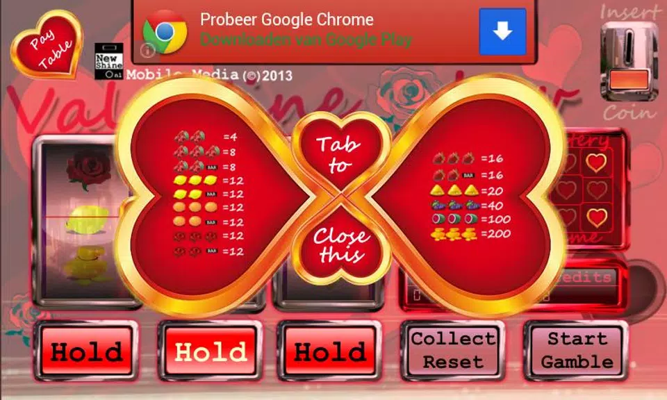 Valentine slot machine free Screenshot 4