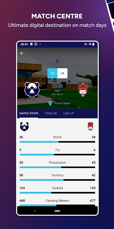 Bristol Bears Rugby Screenshot 4