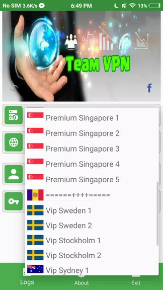 TeamVPN Screenshot 2