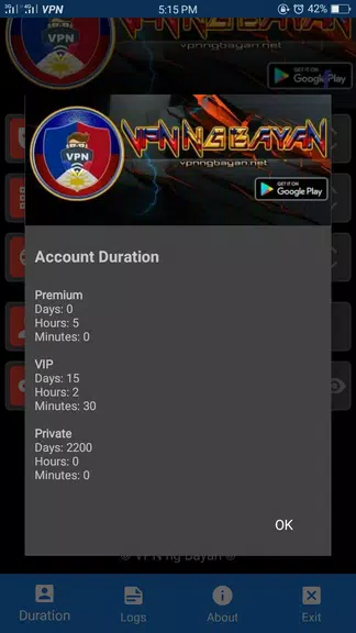 VPN ng Bayan Screenshot 4