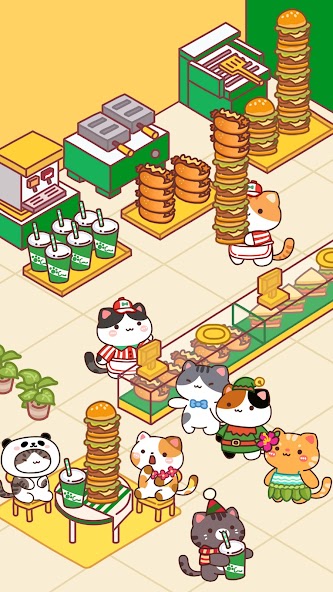 Cat Cooking Bar - Food game Mod Screenshot 1