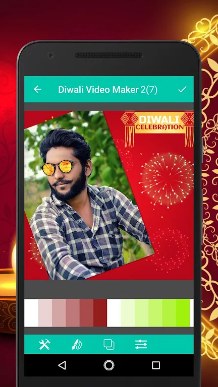 Diwali Photo to Video Maker wi Screenshot 3