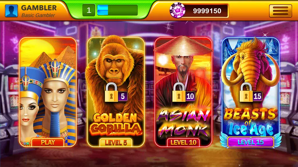 Caesar & Cleopatra Slots Vegas Casino Machines Screenshot 2