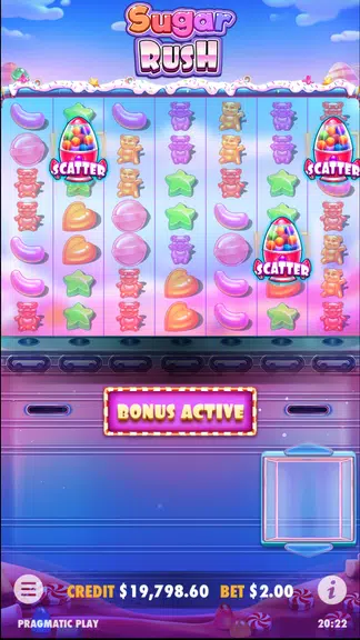 Sugar Rush Slot Casino Game Screenshot 1