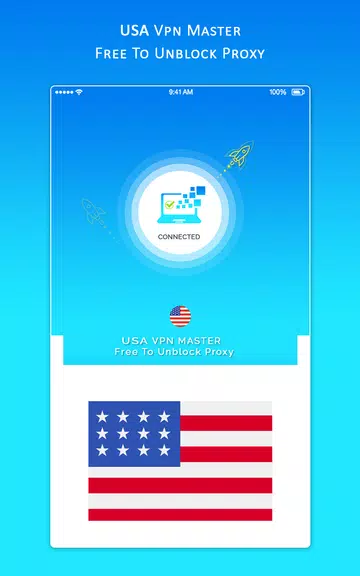 USA VPN MASTER - Free To Unblock Proxy Screenshot 1