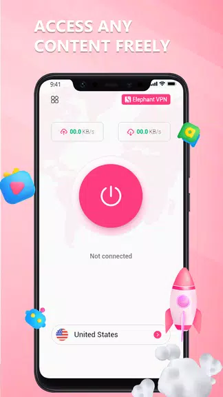 Elephant VPN: Super Fast VPN Screenshot 1