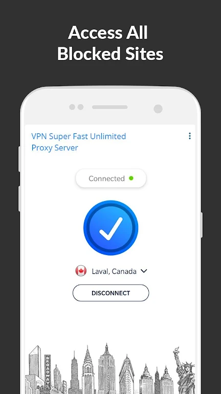 VPN Super Fast - Unlimited Free VPN Proxy Server Screenshot 3