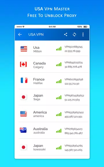 USA VPN MASTER - Free To Unblock Proxy Screenshot 4