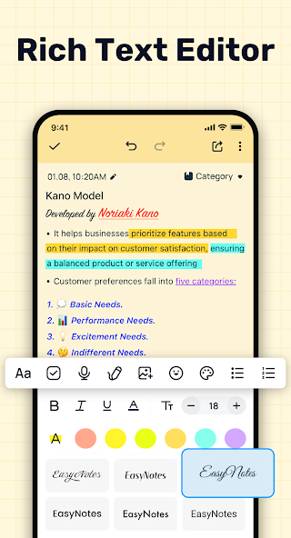 Easy Notes - Note Taking Apps Mod Screenshot 2