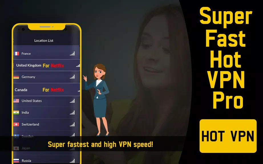 Super Fast Hot VPN Pro Vpn Pro Screenshot 4