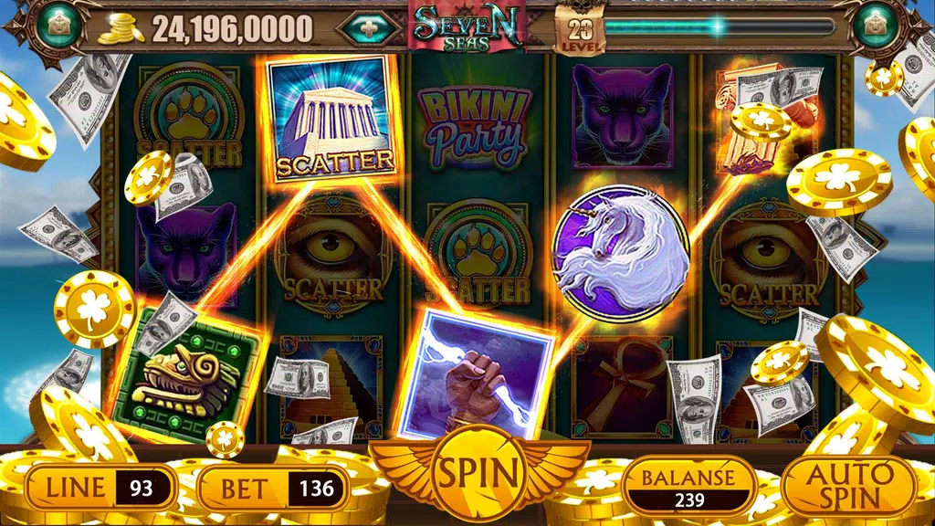 Lucky Slots Machine-Real free monopoly casino game Screenshot 1