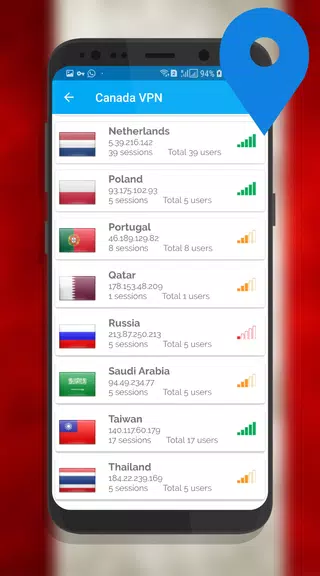 Canada VPN  - Unlimited , Free Screenshot 4