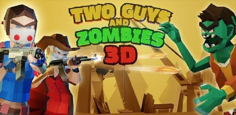 Two Guys & Zombies 3D Screenshot 1