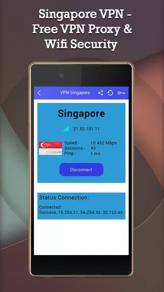 Singapore VPN - Free VPN Proxy & Wifi Security Screenshot 4