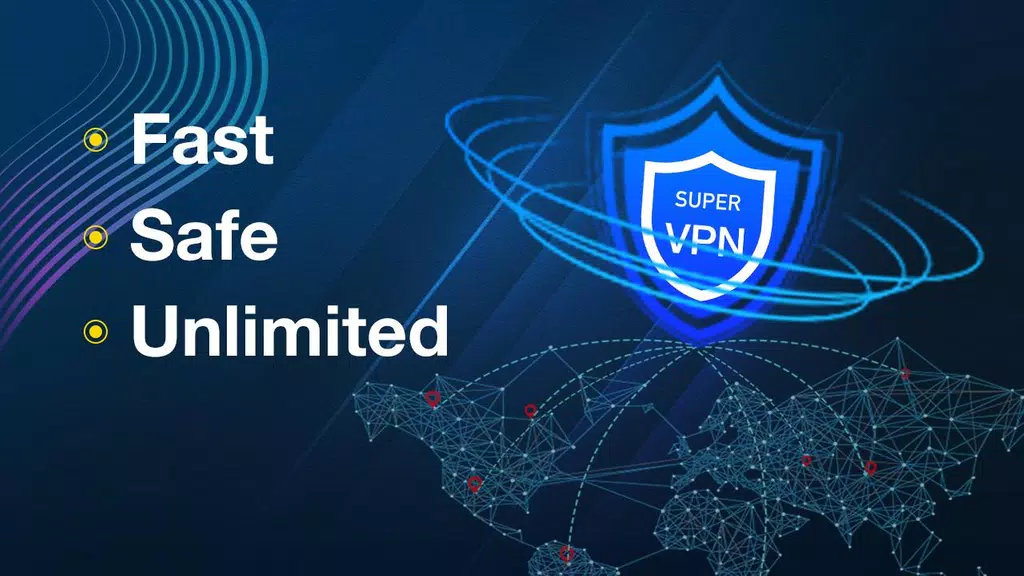 SuperVPN 2020: Secure, Unlimited VPN & WI-Fi Proxy Screenshot 1