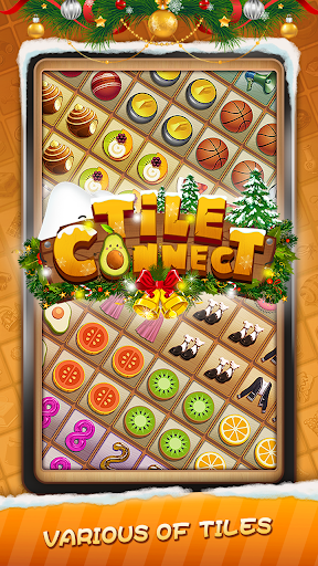 Tile Connect - Free Tile Puzzle & Match Brain Game Screenshot 1