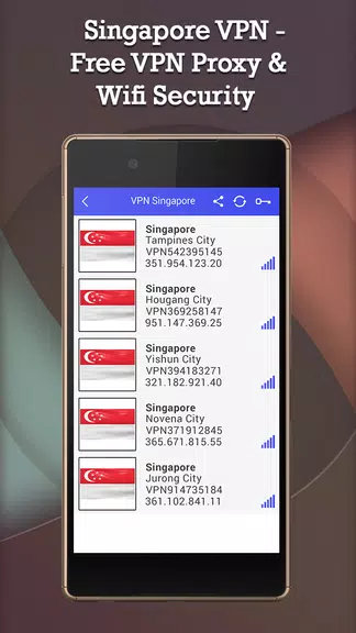 Singapore VPN - Free VPN Proxy & Wifi Security Screenshot 3