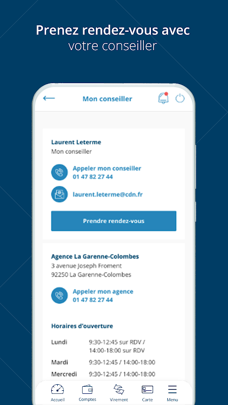 Banque Rhône-Alpes - Mobile Screenshot 1