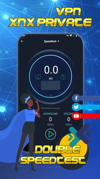 XNX Private VPN - Double Speedtest & Free VPN Screenshot 2