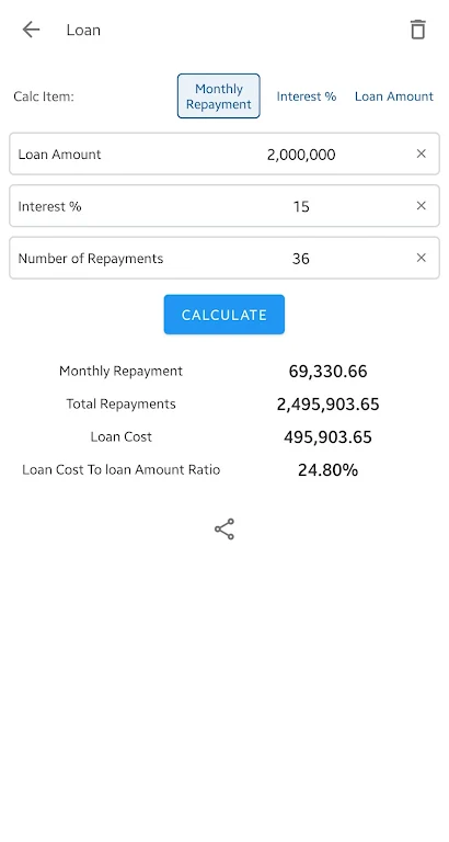 FCalc: Financial Calculator Screenshot 1