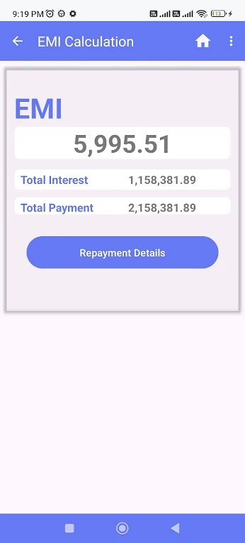 EMI CALCULATOR  SBI, BOB, HDFC Screenshot 4