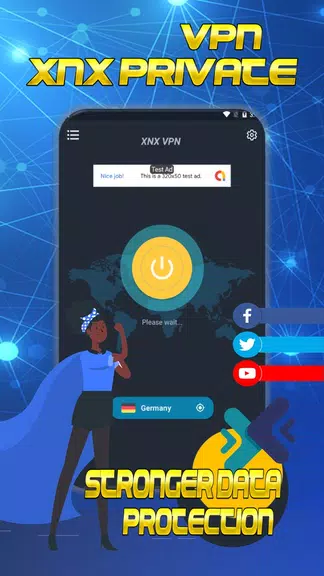 XNX Private VPN - Double Speedtest & Free VPN Screenshot 1