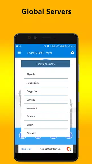 Super Fast Free Vpn: Turbo Vpn Proxy Master Screenshot 2