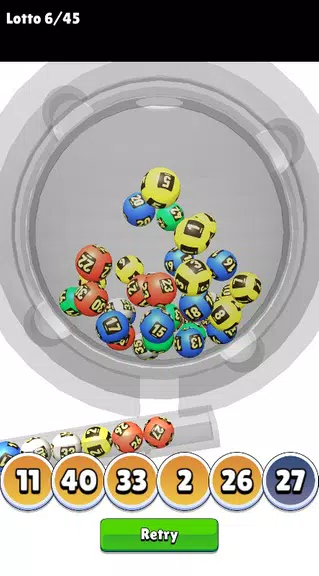 3D Lotto Lottery 6/45 Screenshot 3