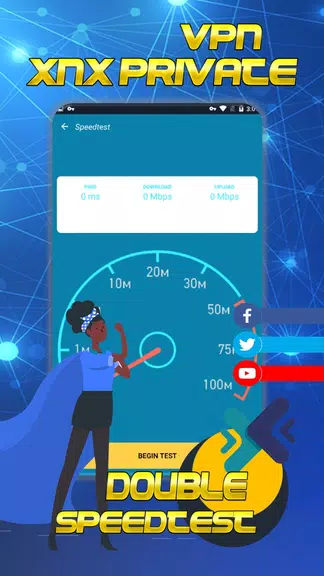 XNX Private VPN - Double Speedtest & Free VPN Screenshot 3