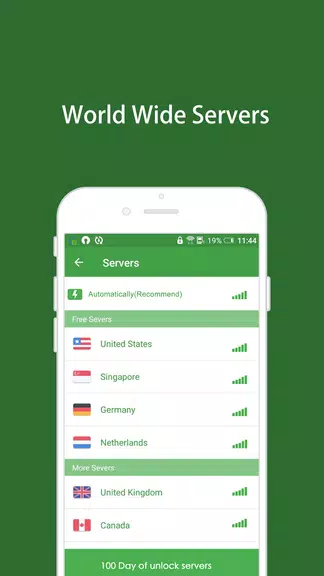 Green Signal VPN - A Fast, Unl Screenshot 3