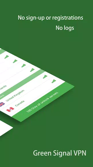 Green Signal VPN - A Fast, Unl Screenshot 2