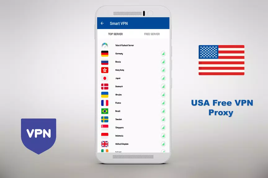 USA VPN - Get free USA IP - VPN  ⭐⭐⭐⭐⭐ Screenshot 1