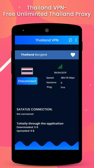 Thailand VPN-Free Unlimited Thailand Proxy Screenshot 1