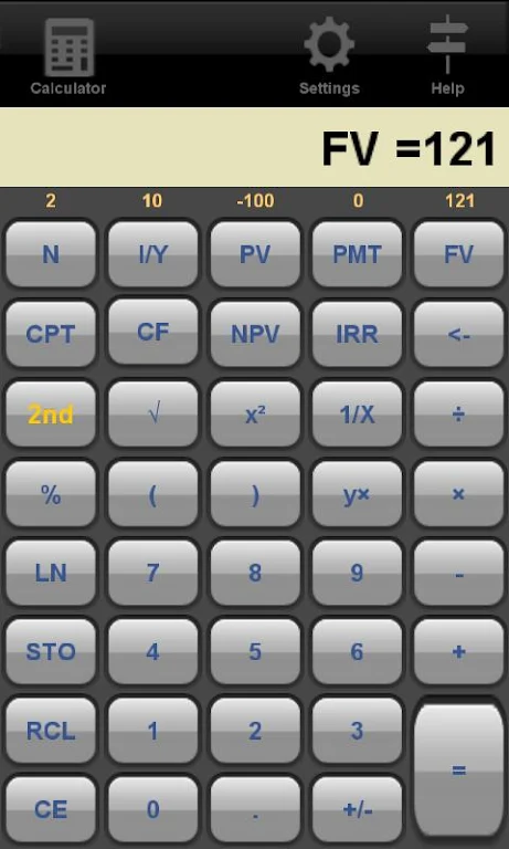 Financial Calculator Trial Screenshot 1