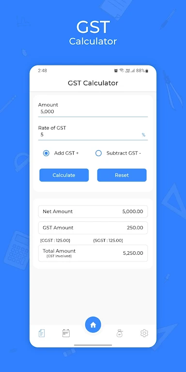 EMI Calculator - GST, SIP, Age Screenshot 3