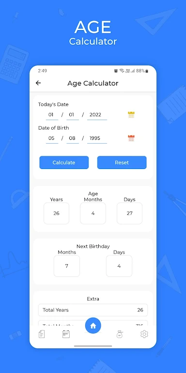 EMI Calculator - GST, SIP, Age Screenshot 4