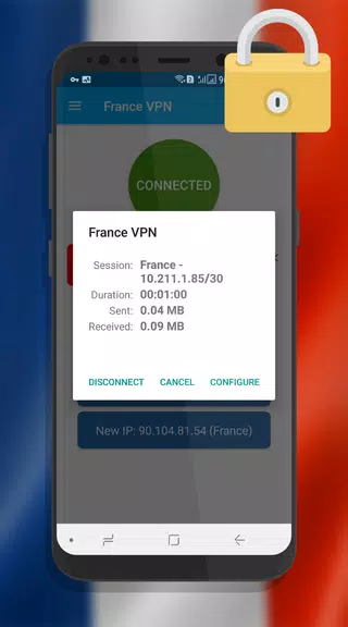 France VPN - Unlimited , Free Screenshot 3