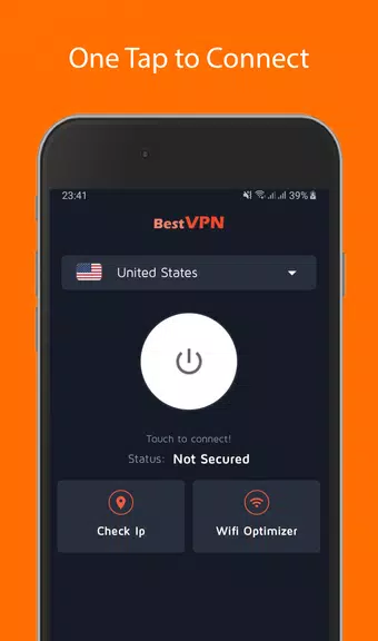 VPN safe - BestVPN, Fast, Secure & Unlimited Proxy Screenshot 1