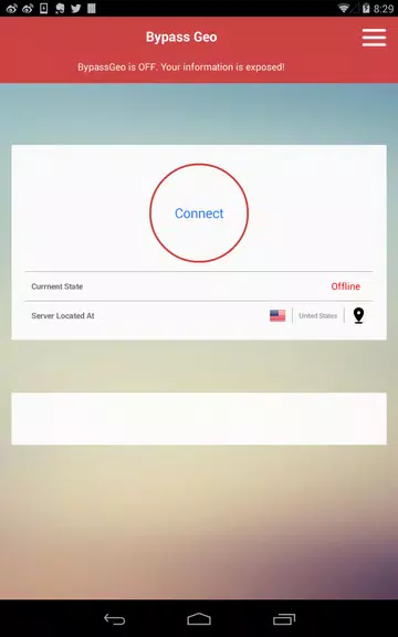 BypassGeo unlimited VPN/PROXY Screenshot 1