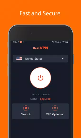 VPN safe - BestVPN, Fast, Secure & Unlimited Proxy Screenshot 2