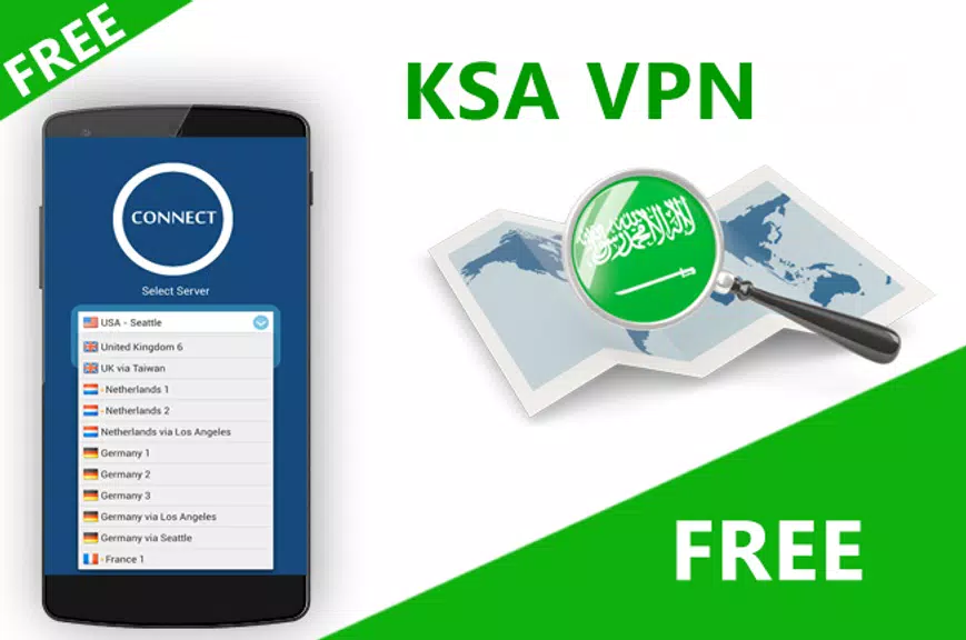 KSA VPN - Free & Unlimited Screenshot 1