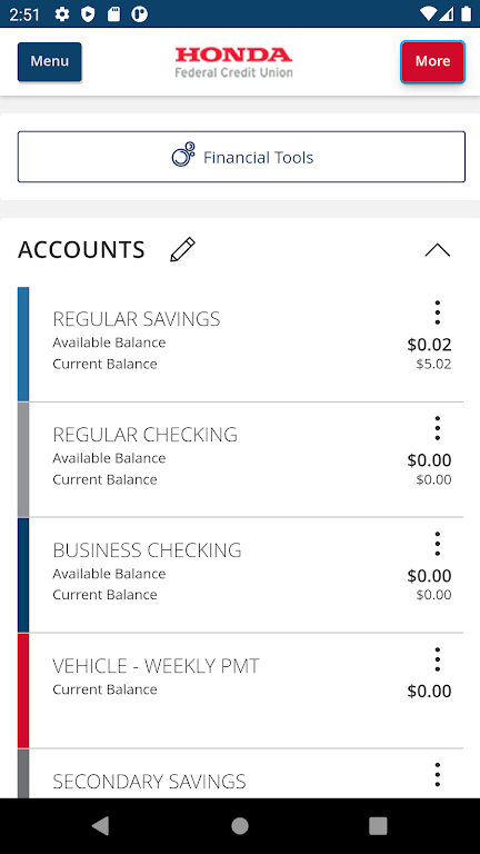 Honda FCU Mobile Screenshot 2