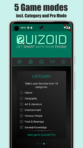 Quizoid 2019 General Knowledge offline Trivia Quiz Screenshot 3