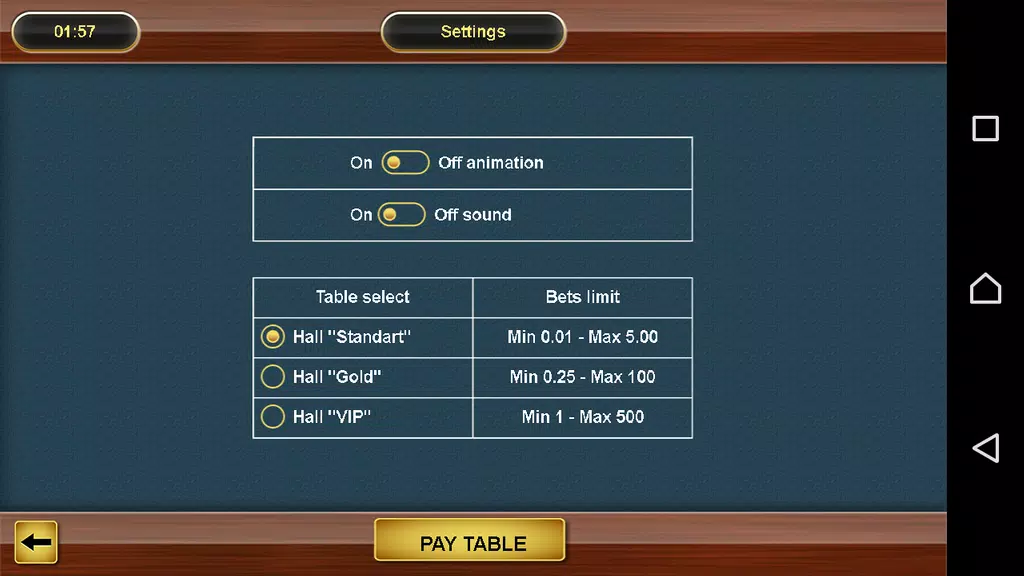 European Roulette Screenshot 2