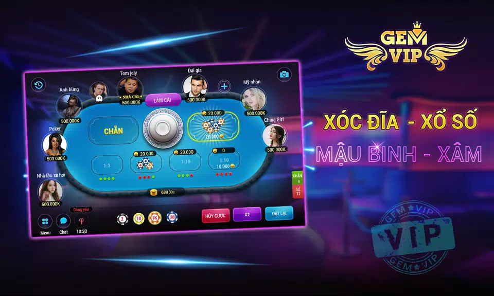 Gem VIP - Game Bai Doi Thuong Screenshot 3