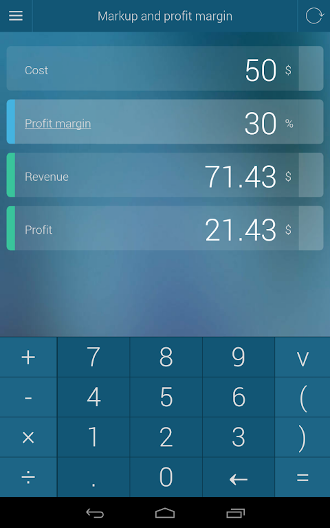 Percentage Calculator Screenshot 1