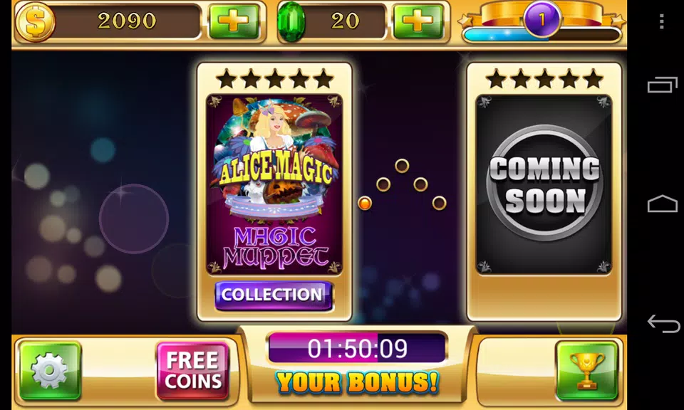 Alice in Magic World - Slots - Free Vegas Casino Screenshot 2