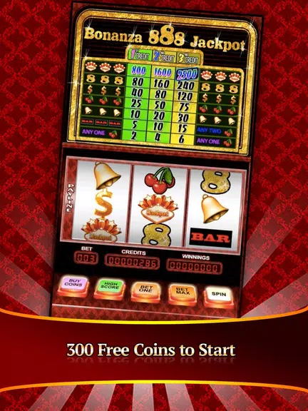 SLOTS-Bonanza 888 FREE CASINO Screenshot 1