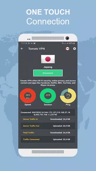 VPN Tomato | Unblock & Unlimited Proxy Screenshot 3