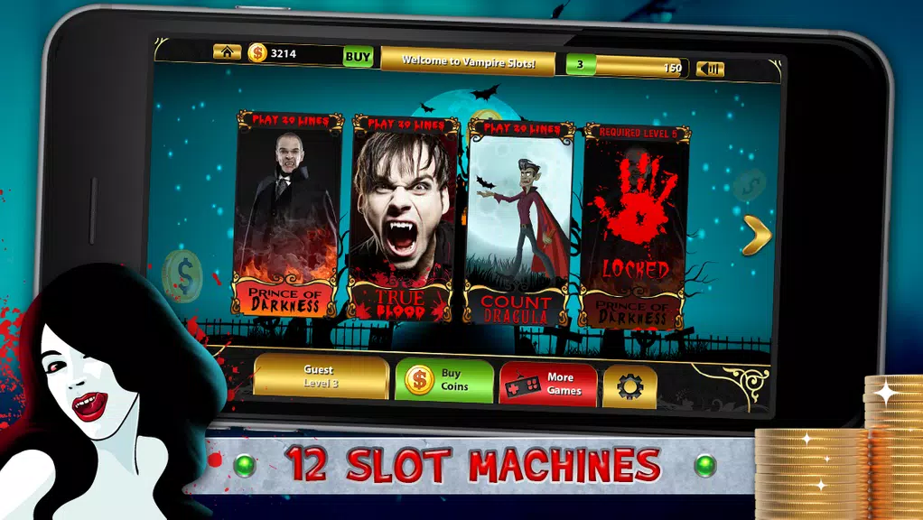 Vampire Blood Slots - FREE Screenshot 1